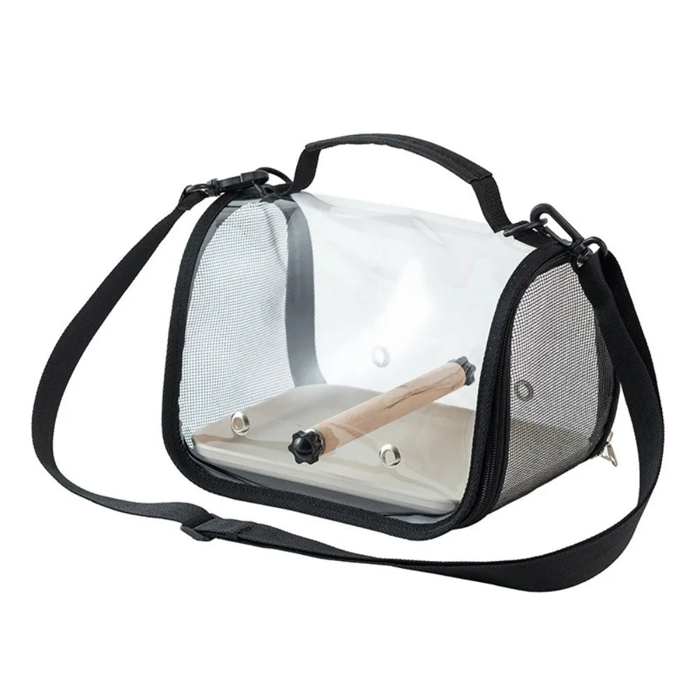 Foldable Breathable Mesh Bird Travel Carrier Cage | Portable