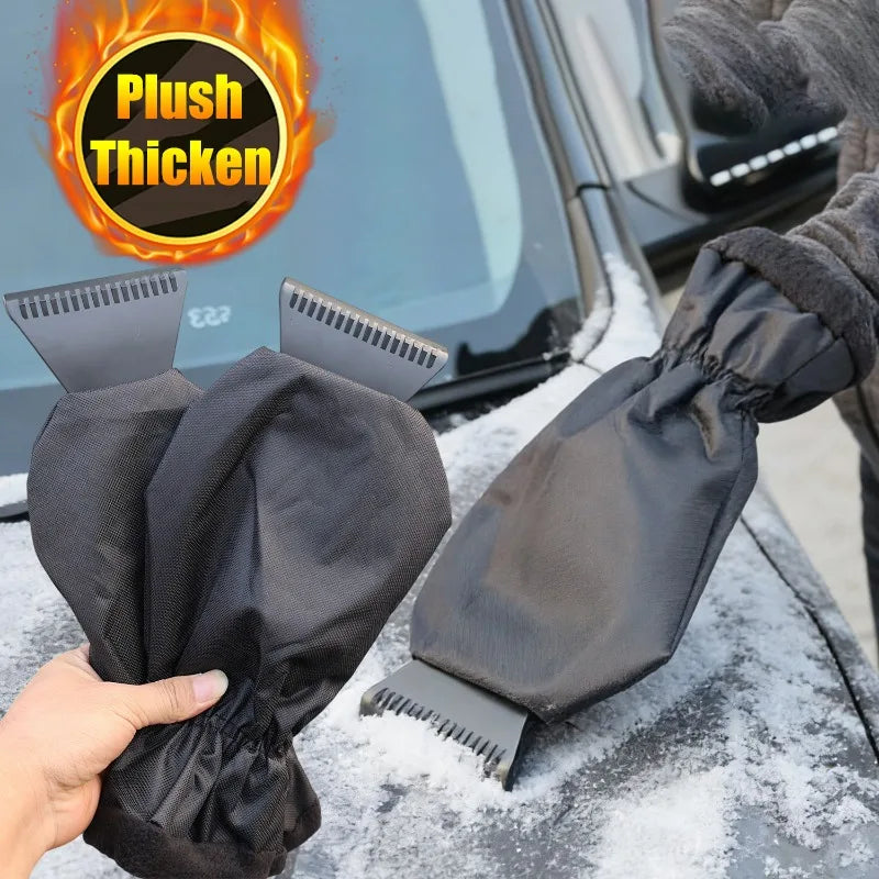 3-in-1 Snow Shovel Glove – Winter Car Ice Scraper Kit