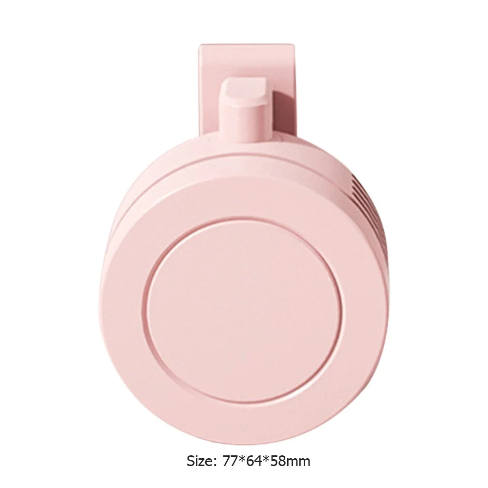 Mini Bladeless Clip Fan – USB Rechargeable Waist Neck Fan 3 Speeds