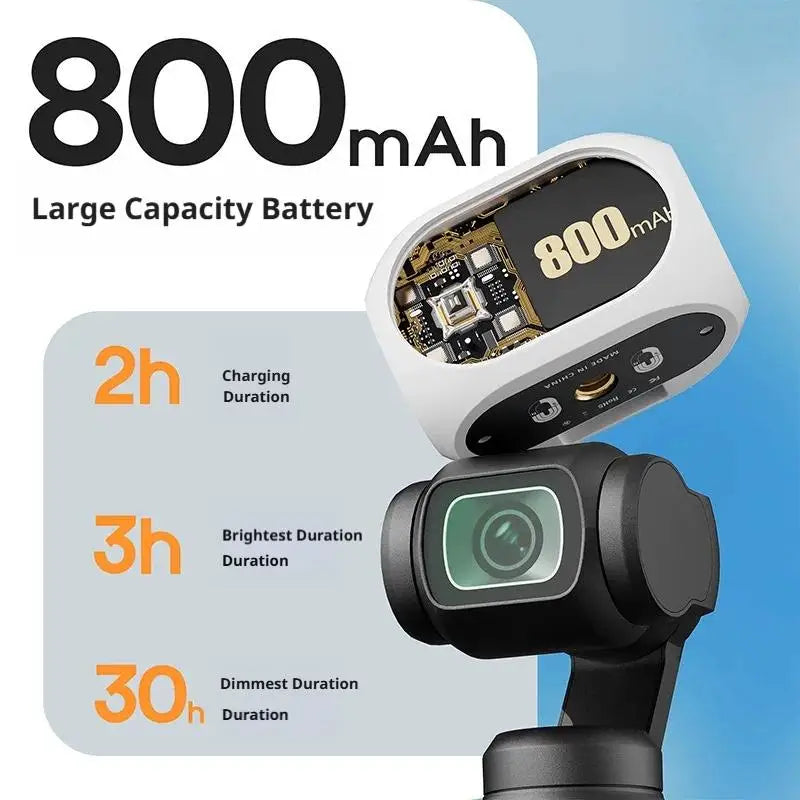 Magnetic LED Fill Light for DJI OSMO Pocket 3 & 4 Vlog