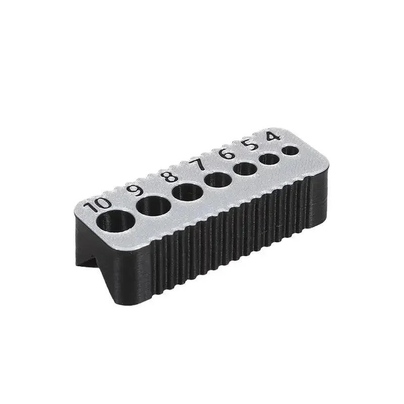 Precision Drill Guide Jig Block | 4–10mm Woodworking Locator