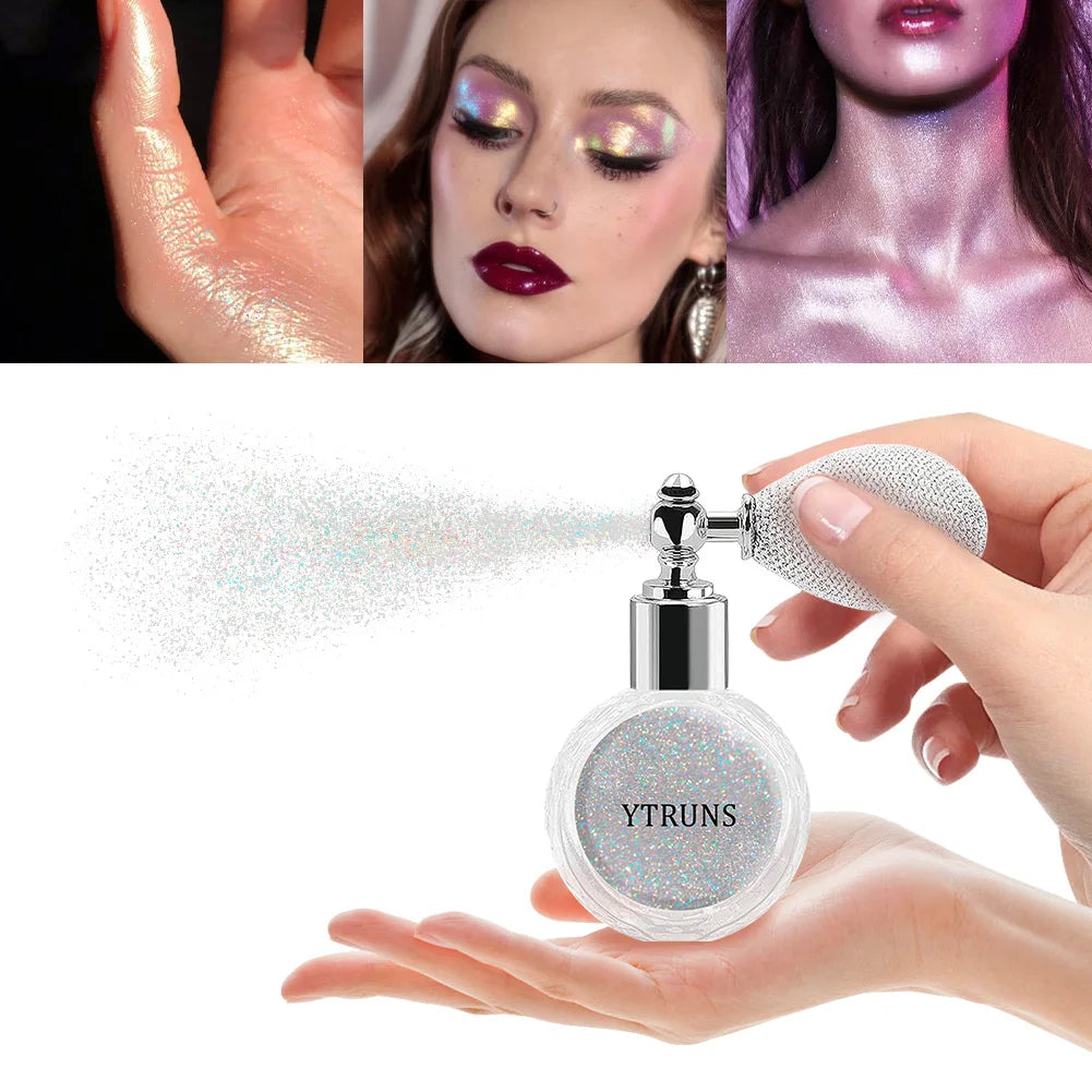 Pearlescent Glitter Highlighter Spray – Hair, Face & Body