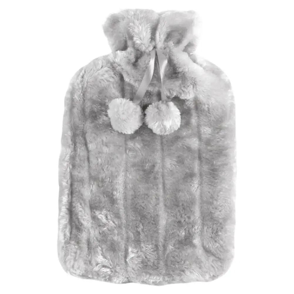Plush Hot Water Bottle Cover – Washable 2L Bag Sleeve