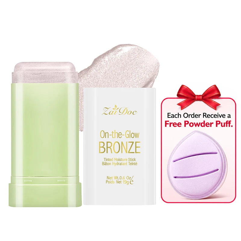 ZaiDoc Blush Stick Set – 9 Matte Shades with Puff Applicator