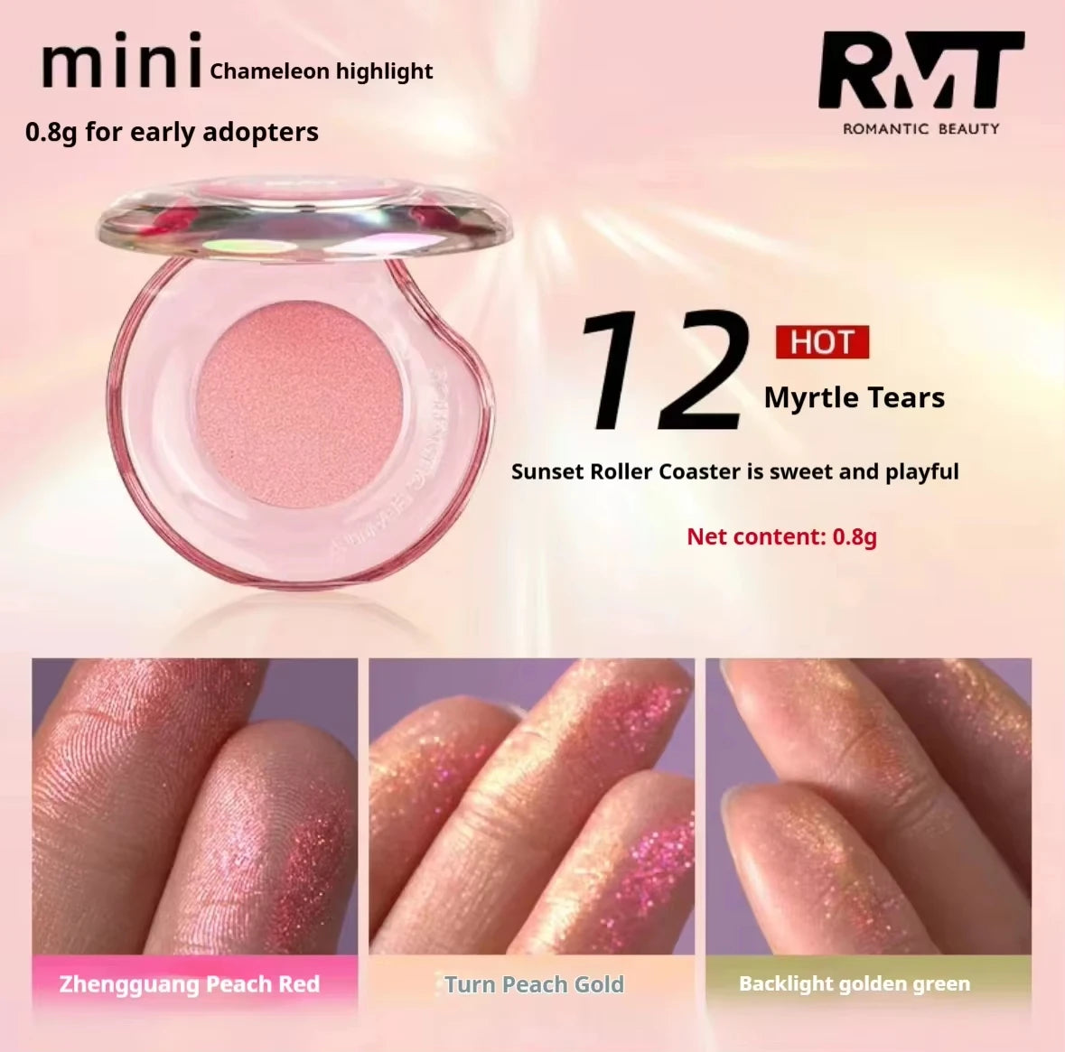 RMT Chameleon Glitter Highlighter – Diamond Metallic Glow