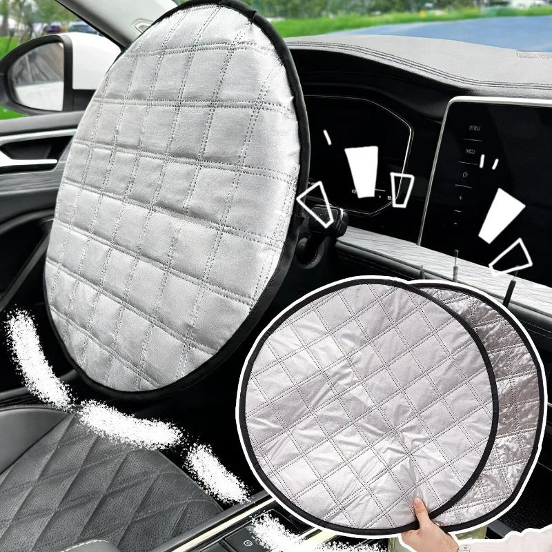 Steering Wheel Sun Shade Cover – 44cm UV Protector | SAMMY