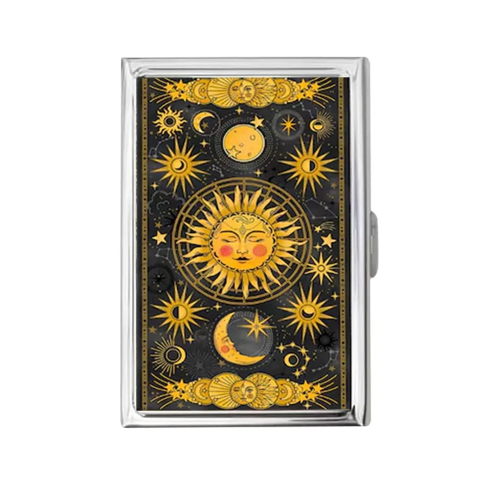 Vintage Metal Card Case – Business Card & ID Holder