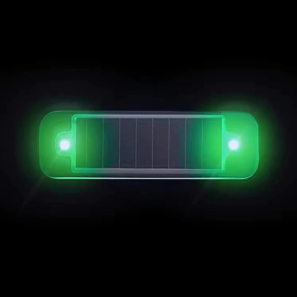 Solar LED Strobe Warning Light – IP65 Waterproof Auto-On