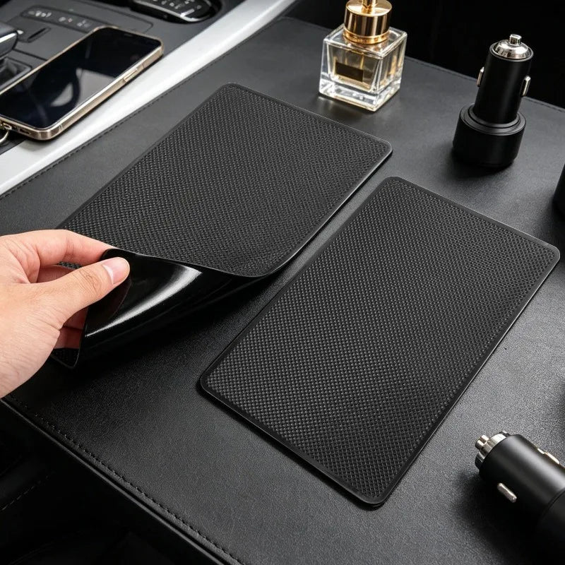 Car Dashboard Anti-Slip Grip Mat – Holds Phone, Keys & More