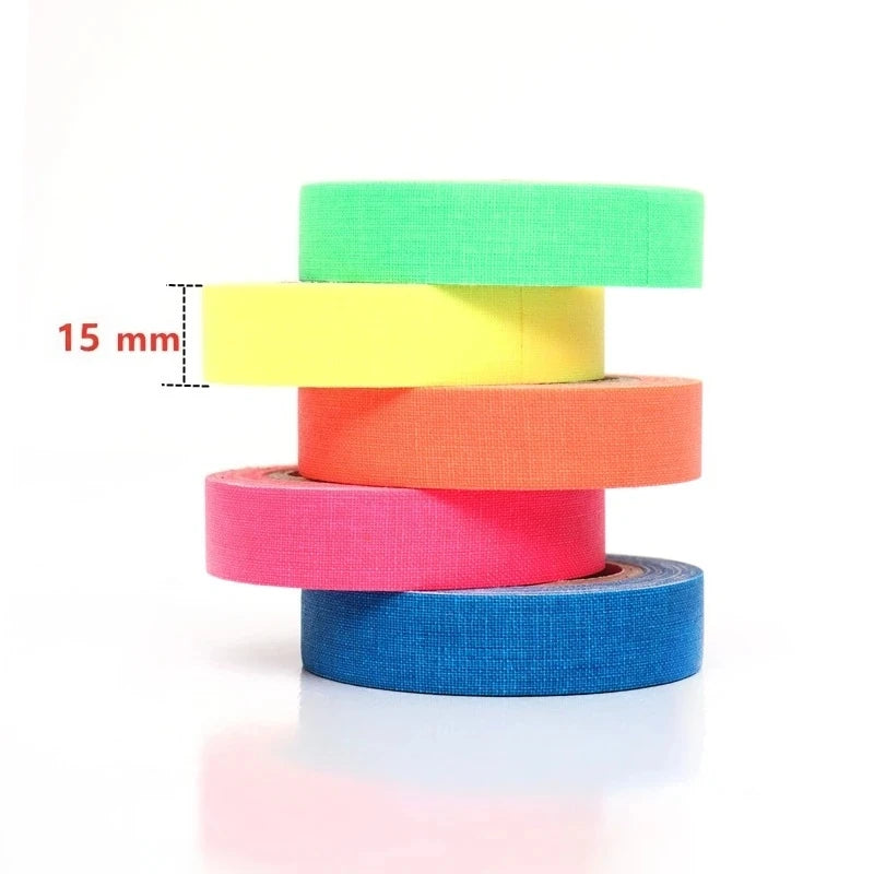 UV Glow Neon Fluorescent Tape 5-Pack – Floor & Stage Decor