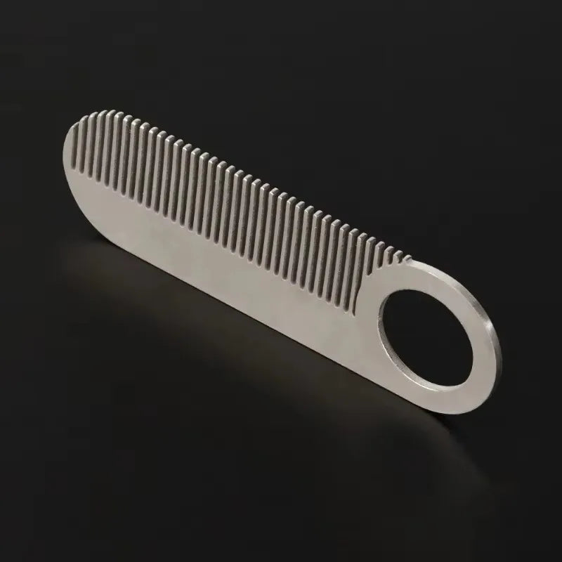 Stainless Steel Men's Beard Comb – Pocket Mini Mustache Comb