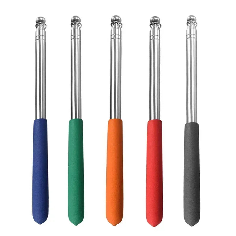 Stainless Steel Telescopic Pointer & Flagpole – 1.2m Extendable