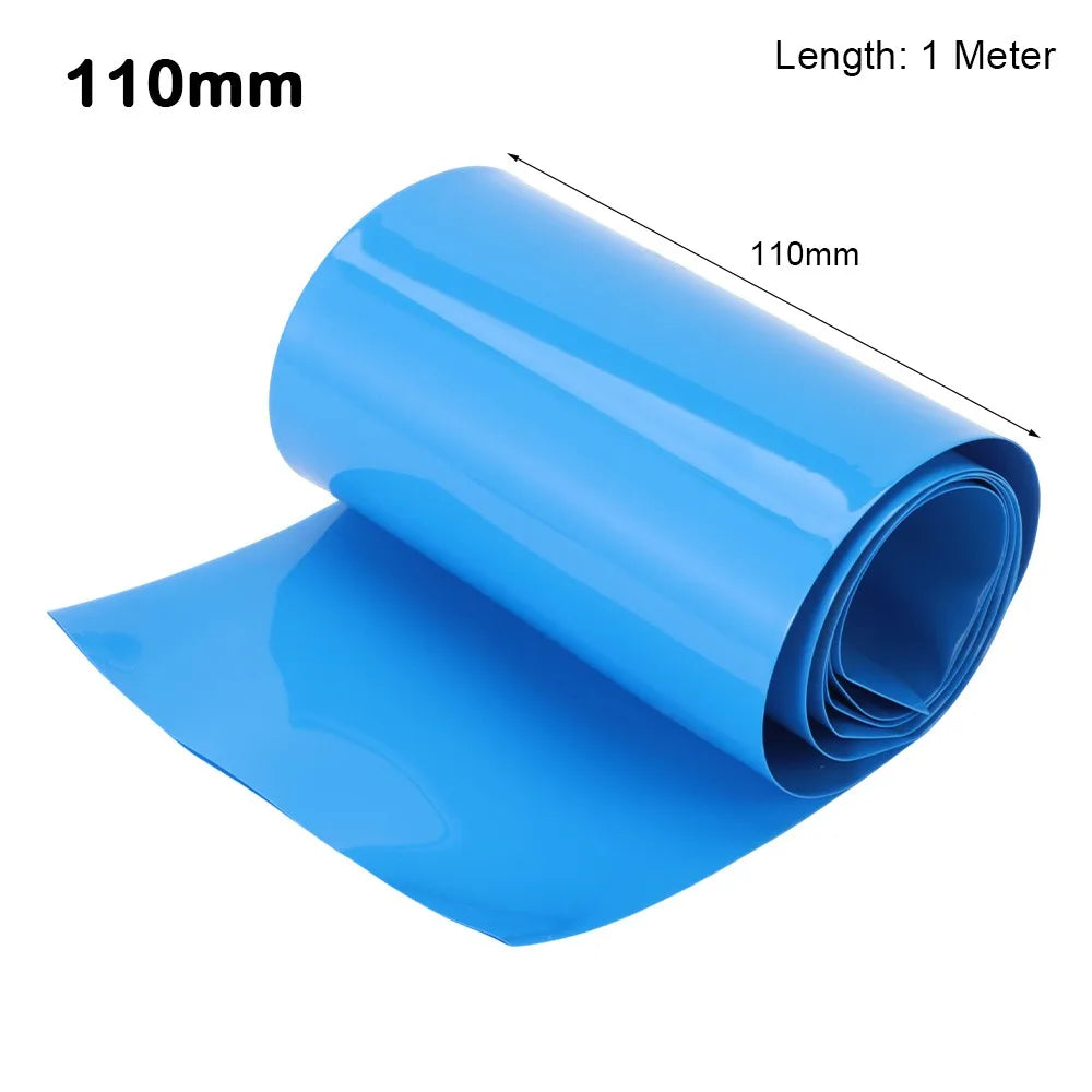 PVC Heat Shrink Tube 1M – 18650 Battery Wrap 70–200mm