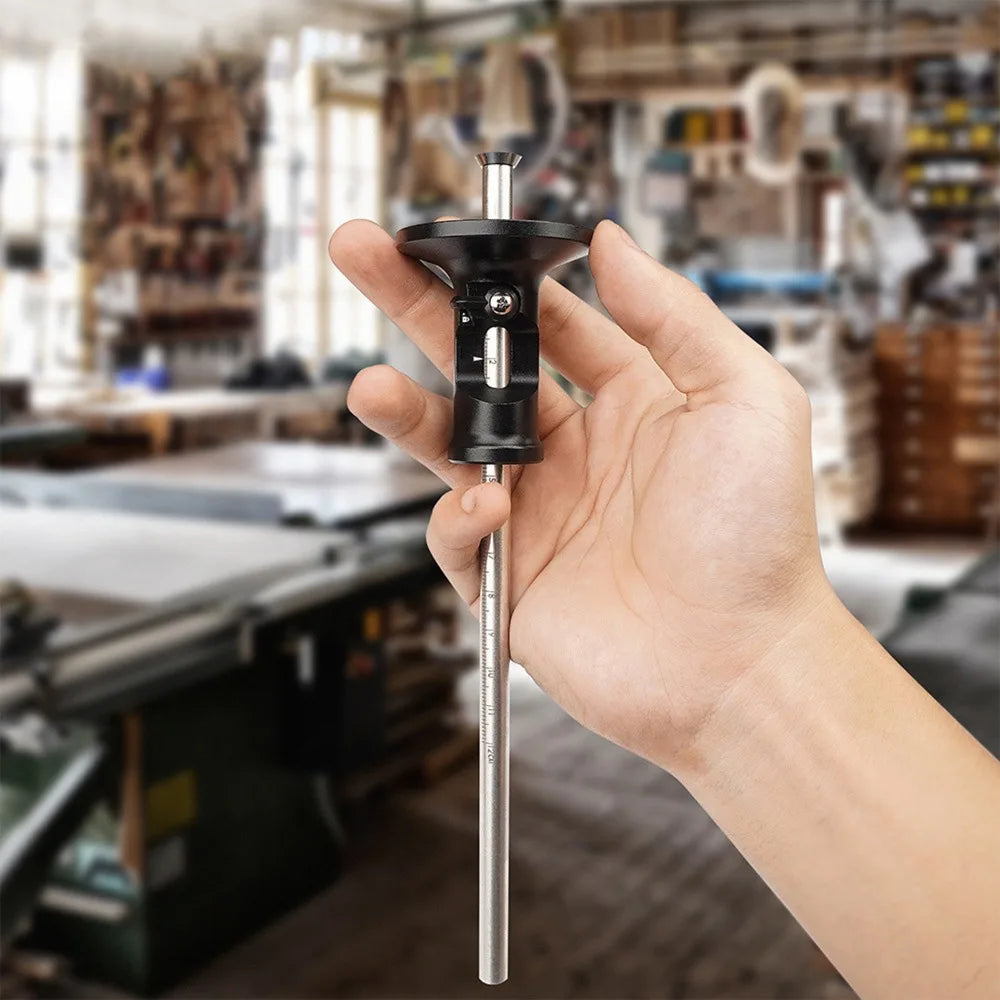 Precision Wheel Marking Gauge 0-120mm | Carbide Blade Scribe