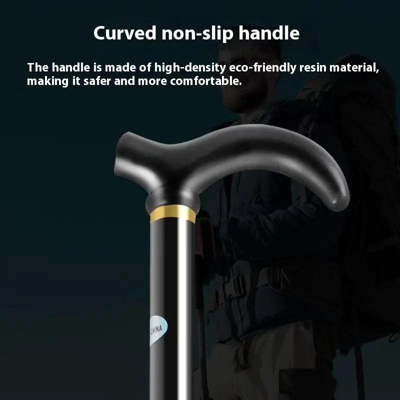 Telescopic Folding Hiking Pole – Aluminum Alloy Walking Stick