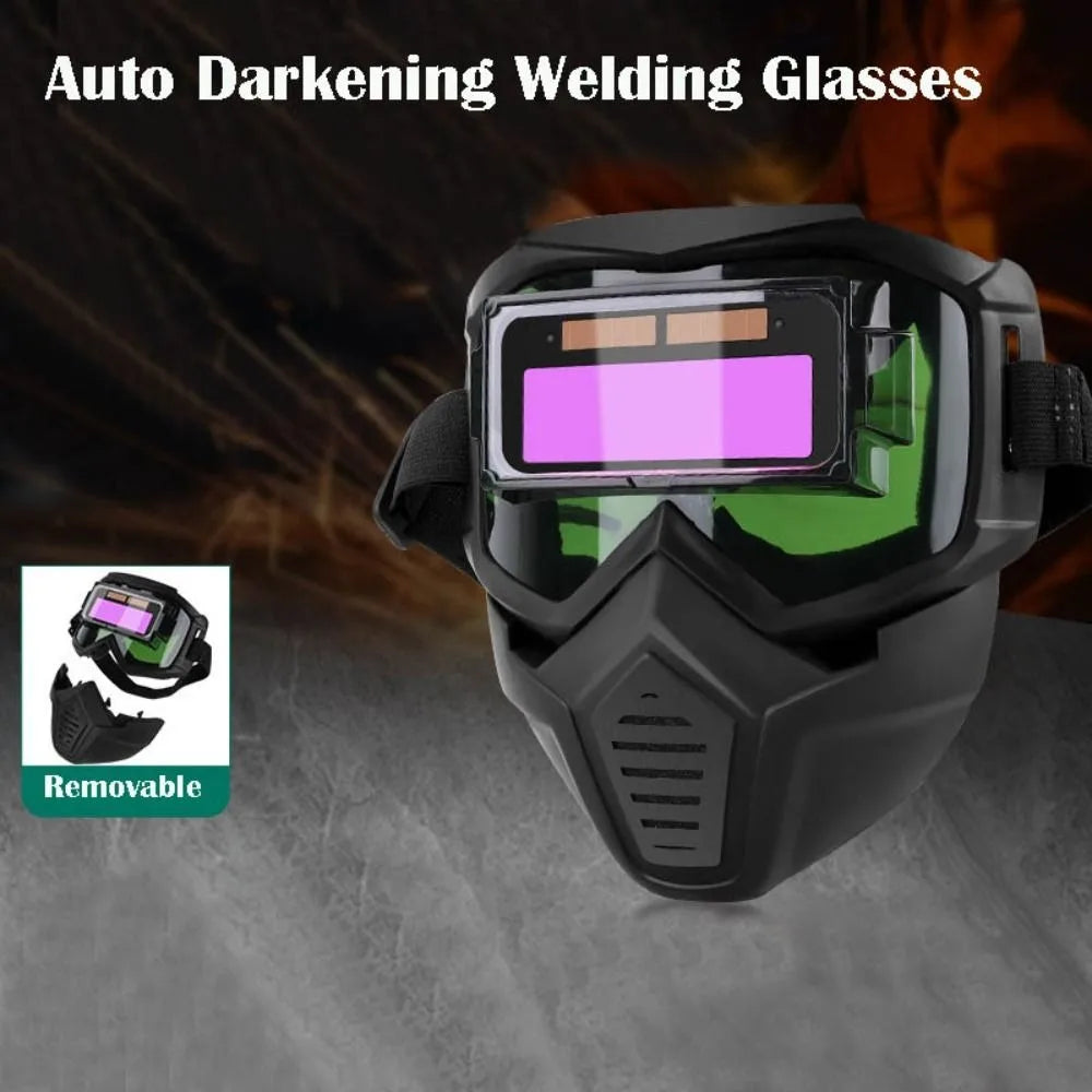 Auto-Darkening Welding Mask – Adjustable Split-Type Face Shield