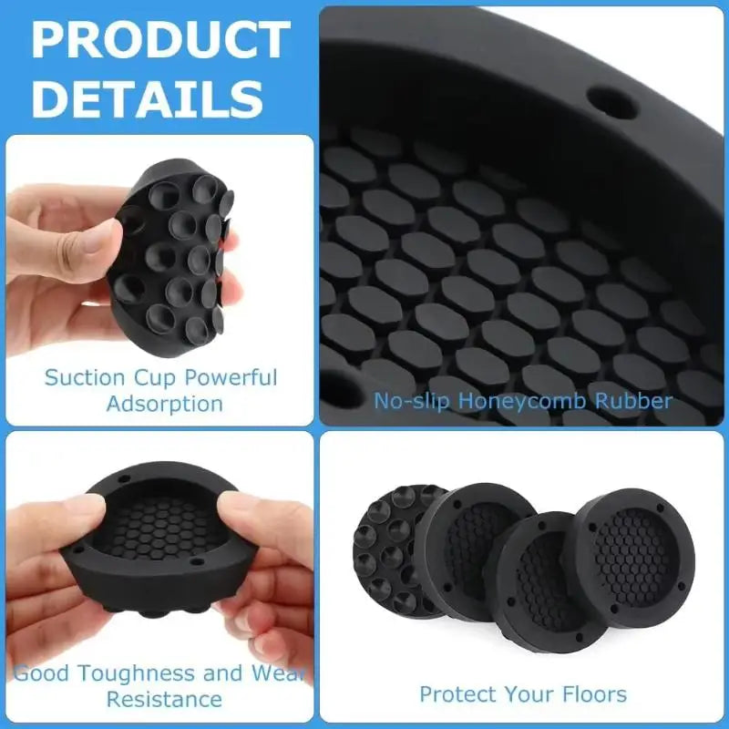Anti-Vibration Washing Machine Foot Pads – Silicone 1/4 Pcs