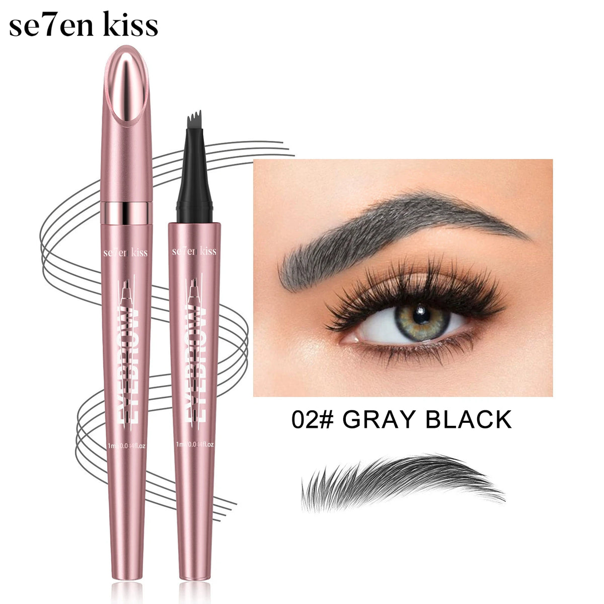 SAMMY 4-in-1 Waterproof Eyebrow Pencil – Long-Lasting Brows