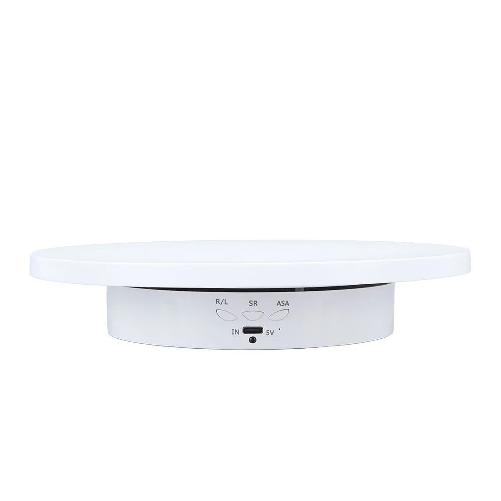 Motorized 360° Rotating Display Stand with Controller & Covers