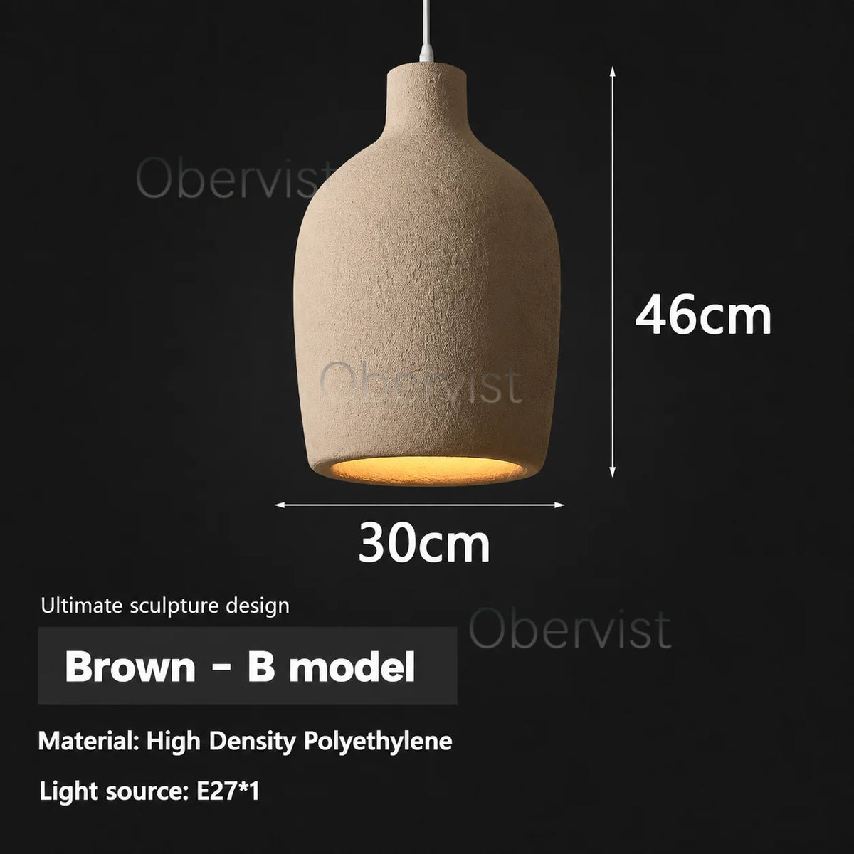 Wabi Sabi Travertine Pendant Light | Minimalist Stone Hanging Lamp