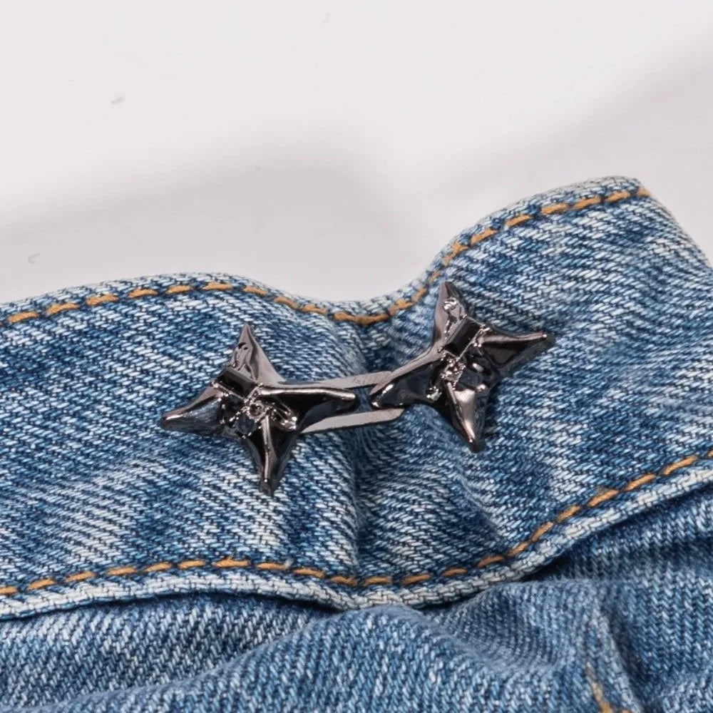 Star Adjustable Waist Buckle – Jeans Button Tightener