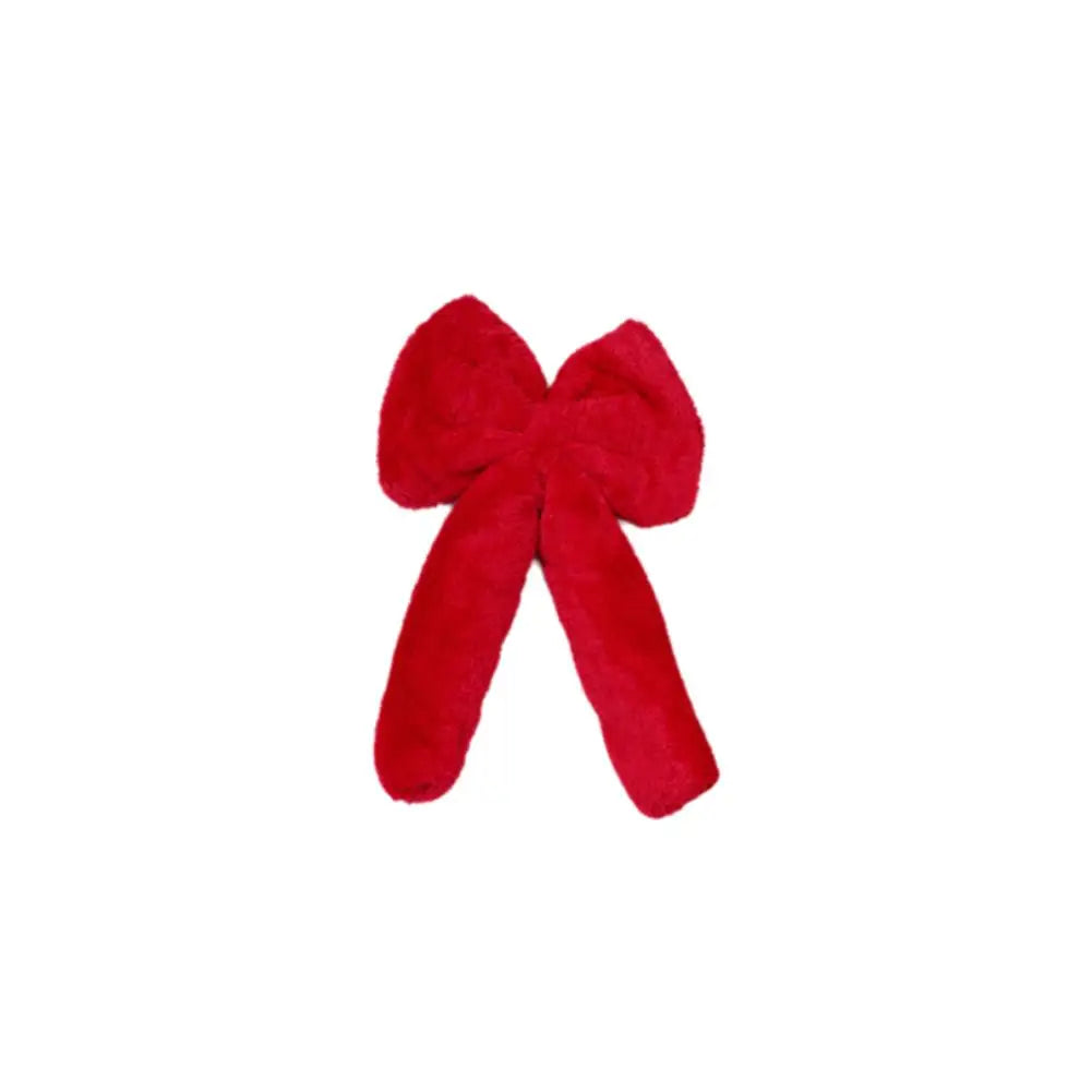 Velvet Bow Christmas Ornament – Tree Topper & Hanging Decor