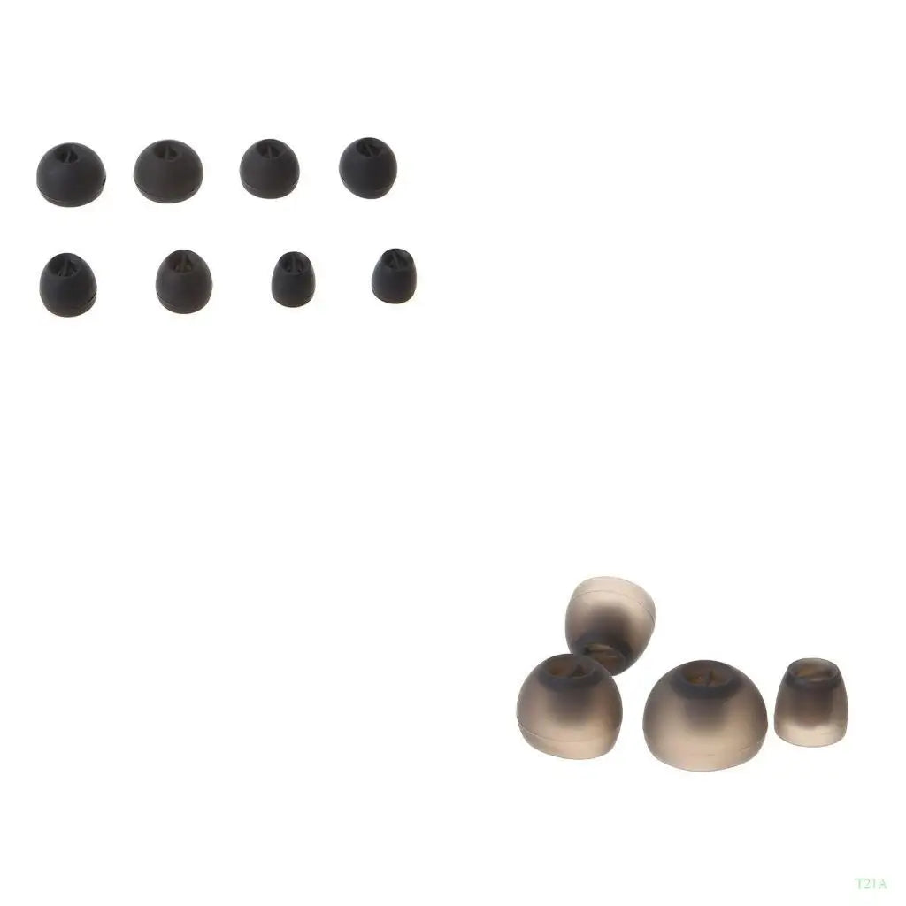 Silicone Earbud Tips for Sennheiser – 4 Sizes XS S M L Set