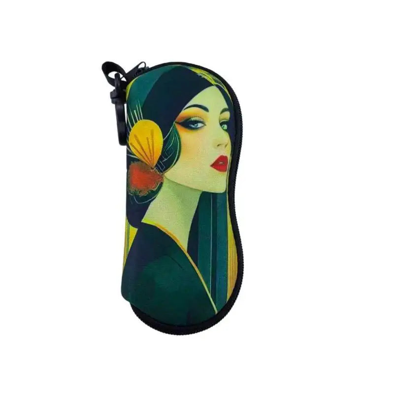 Neoprene Glasses Pouch with Carabiner – Scratch-Resistant Case