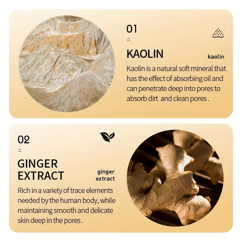 SADOER Turmeric Mud Mask – Ginger Peel Moisturizing Face Mask