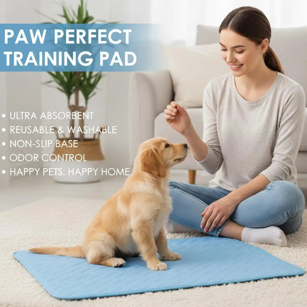 Summer Pet Cooling Mat – Ice Silk Washable Dog & Cat Pad