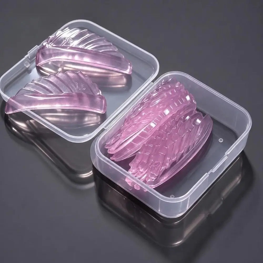 Silicone Eyelash Curling Pads – 4 Pairs Reusable Lash Perm