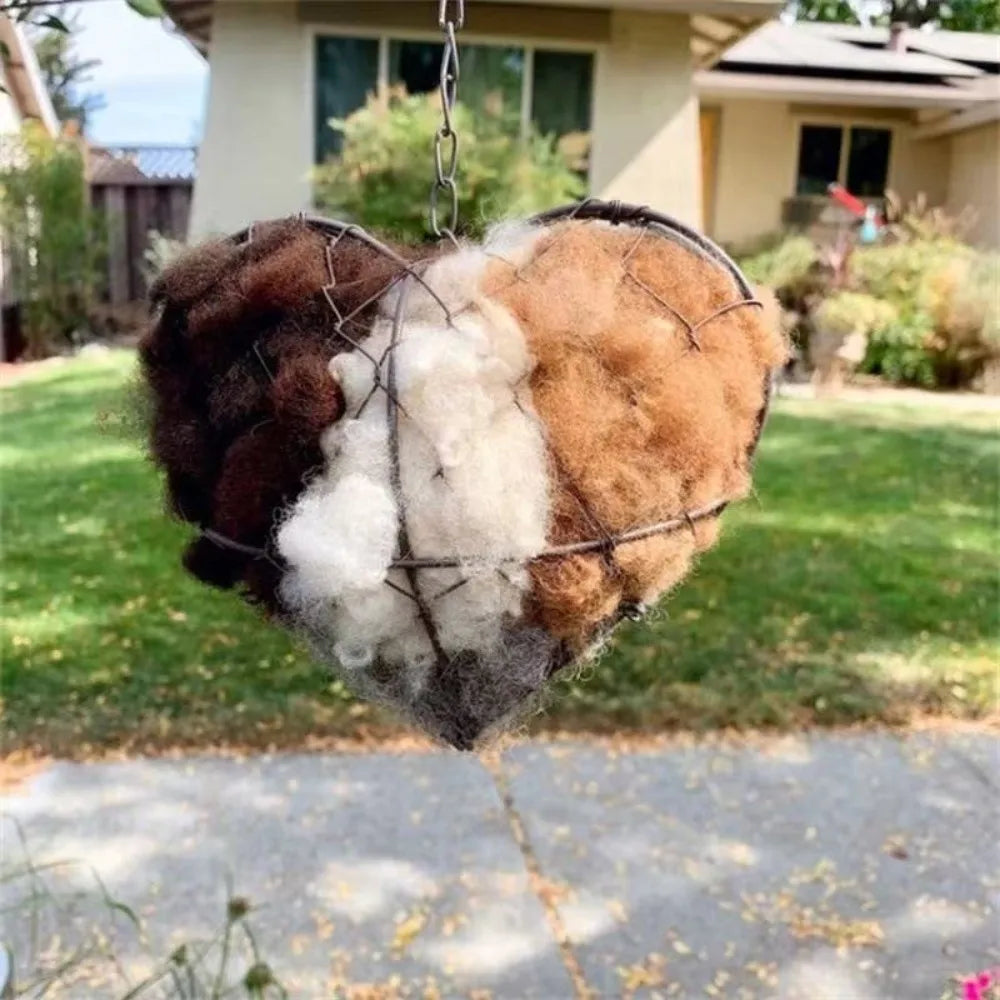 Heart-Shaped Metal Hanging Planter with Hook – Garden Basket