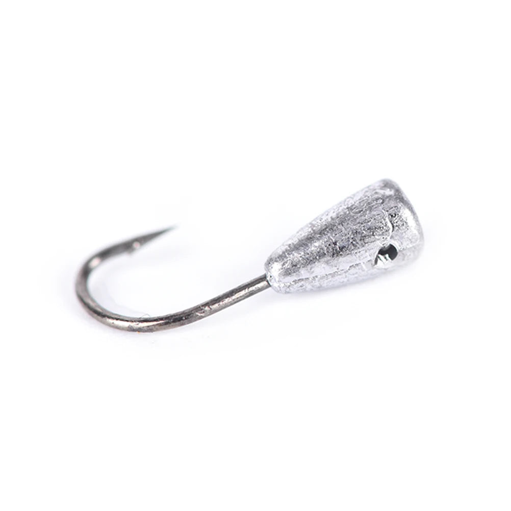 10-Pack Barbed Jig Head Stand Hooks – Sizes 2# to 9#