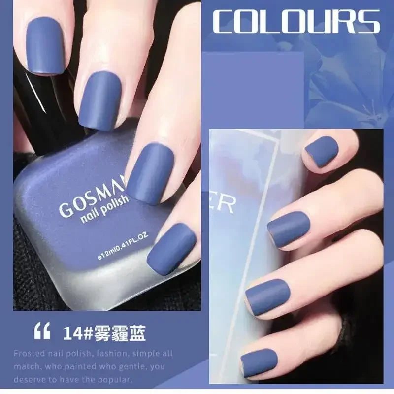 Handaiyan 12ml Frosted Matte Nail Gel Polish – Quick Dry