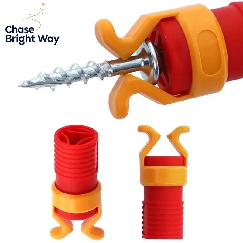 Screw Holder Drill Clamp – Anti-Scratch 1/4" Hex Bit Attachment