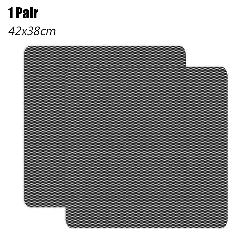 2-Pack Anti-UV Car Window Sunshade Static Cling Film 42×36cm