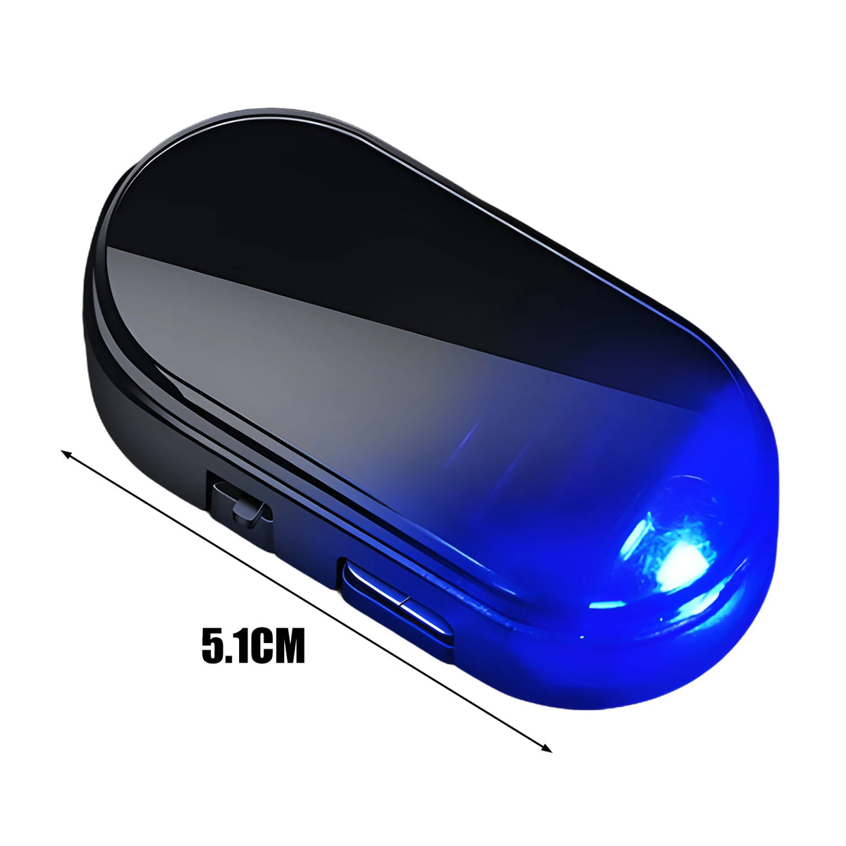 Solar Powered Car Security LED Strobe Warning Light – No Wiring