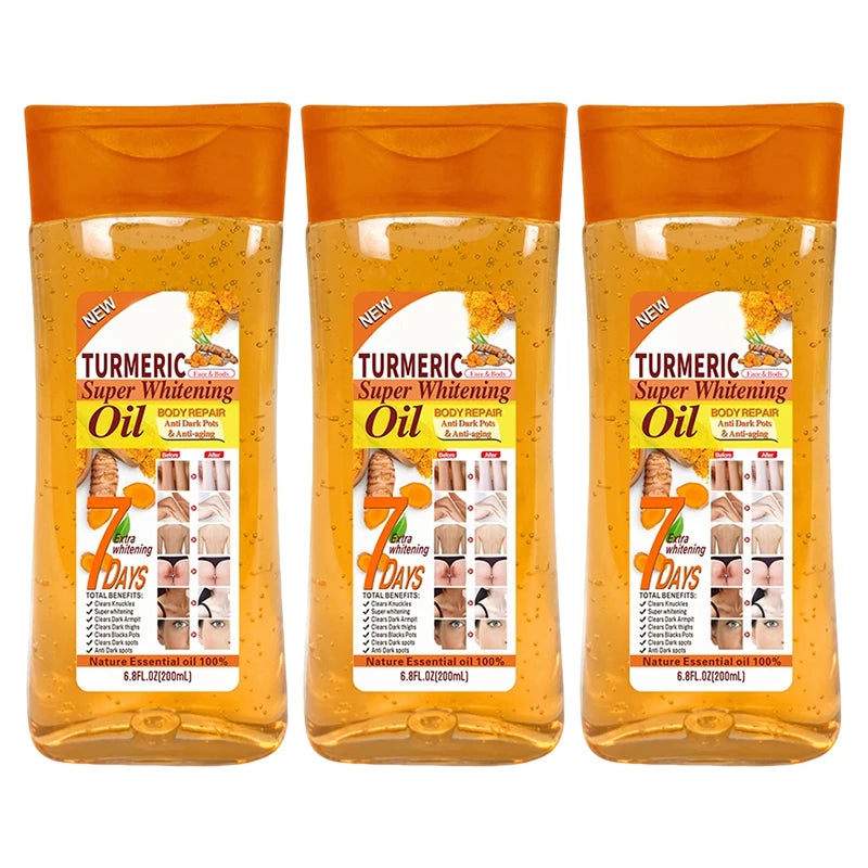 Turmeric Face & Body Oil 200ml – Hydrating Radiance Boost Oil