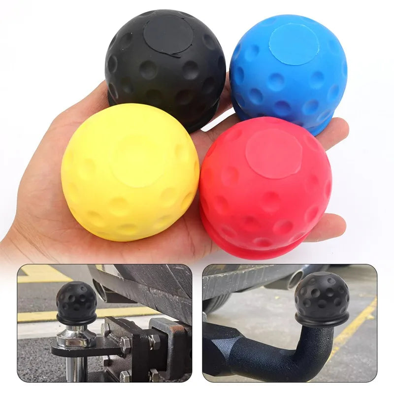 Universal Tow Ball Cover Cap – Dustproof Rubber Hitch Protector