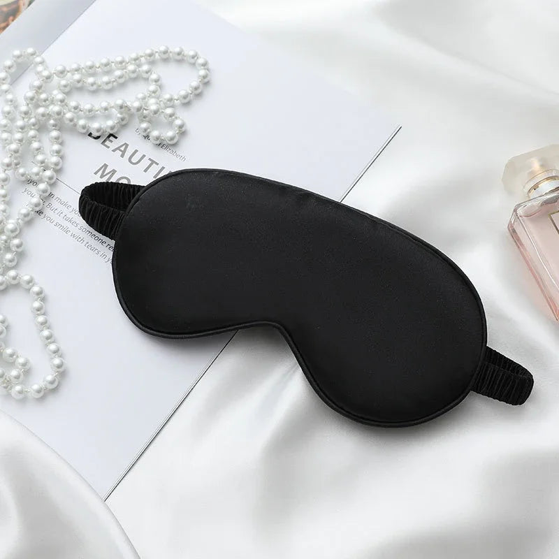 Silk Sleep Eye Mask – Light Blocking Travel & Nap Eyeshade