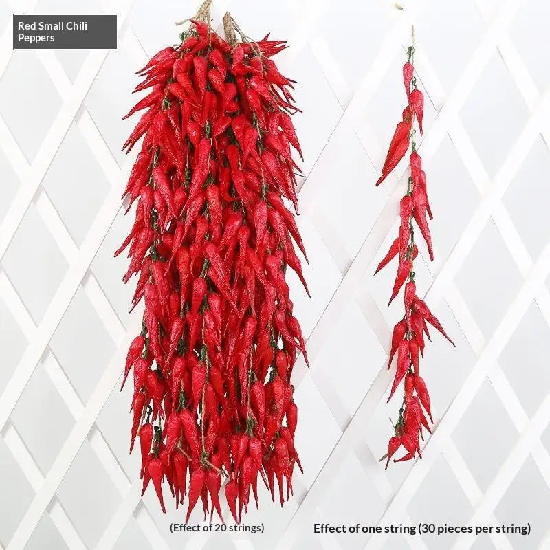 Faux Vegetable Hanging Garland | Farmhouse Kitchen Decor
