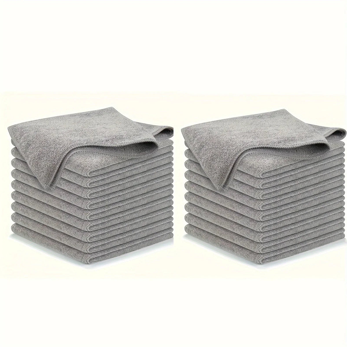 Thicken Microfiber Cleaning Cloths – Lint-Free Reusable Towels