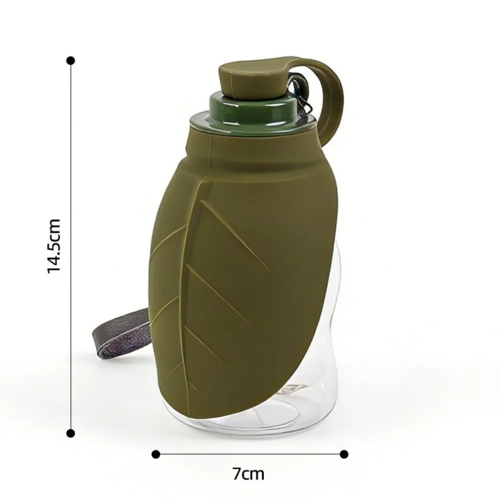 SAMMY 2-in-1 Foldable Dog Water Bottle 300ml – Travel Pet Cup