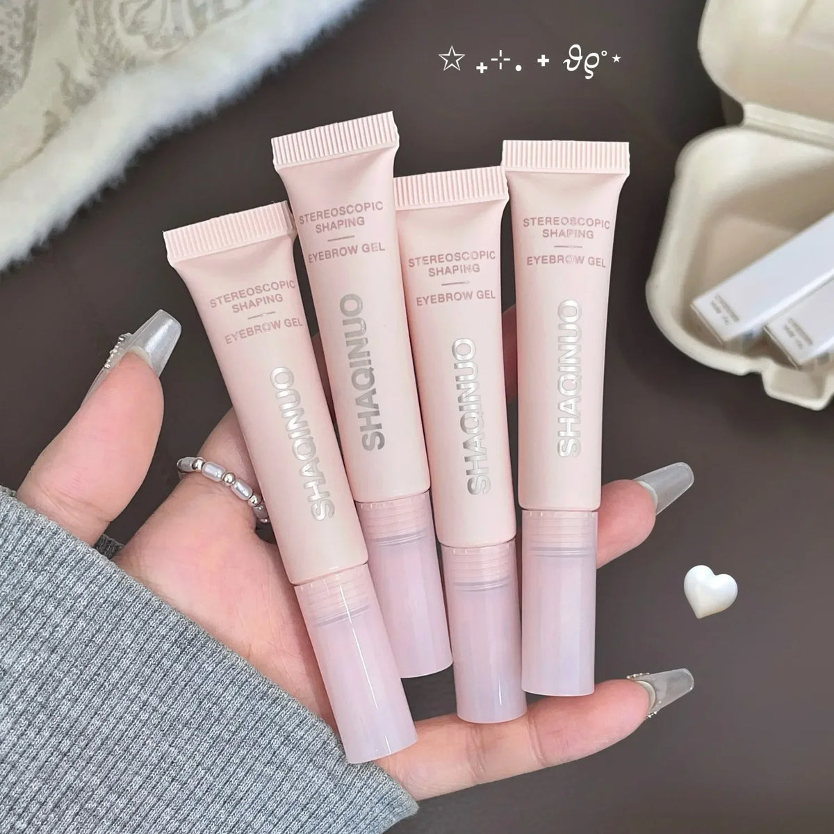 SHAQINUO 3D Lamination Brow Gel – Waterproof Feathered Brows