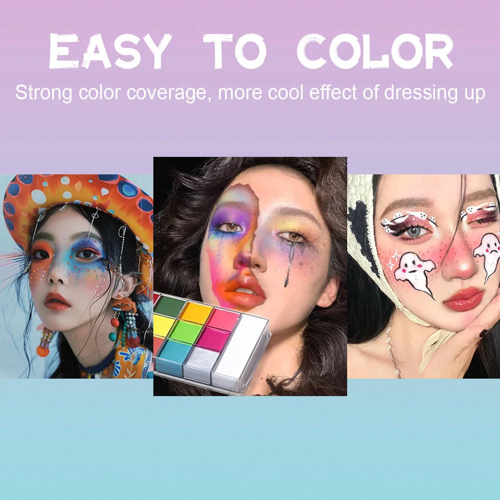 SAMMY 20-Color Body Paint Set – Waterproof & High-Pigment