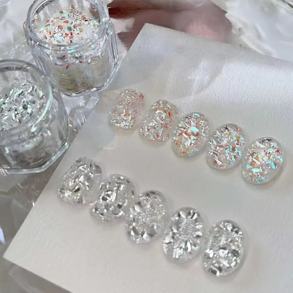 Glitter Nail Art Sequins & Charms – DIY Flash Nail Decoration