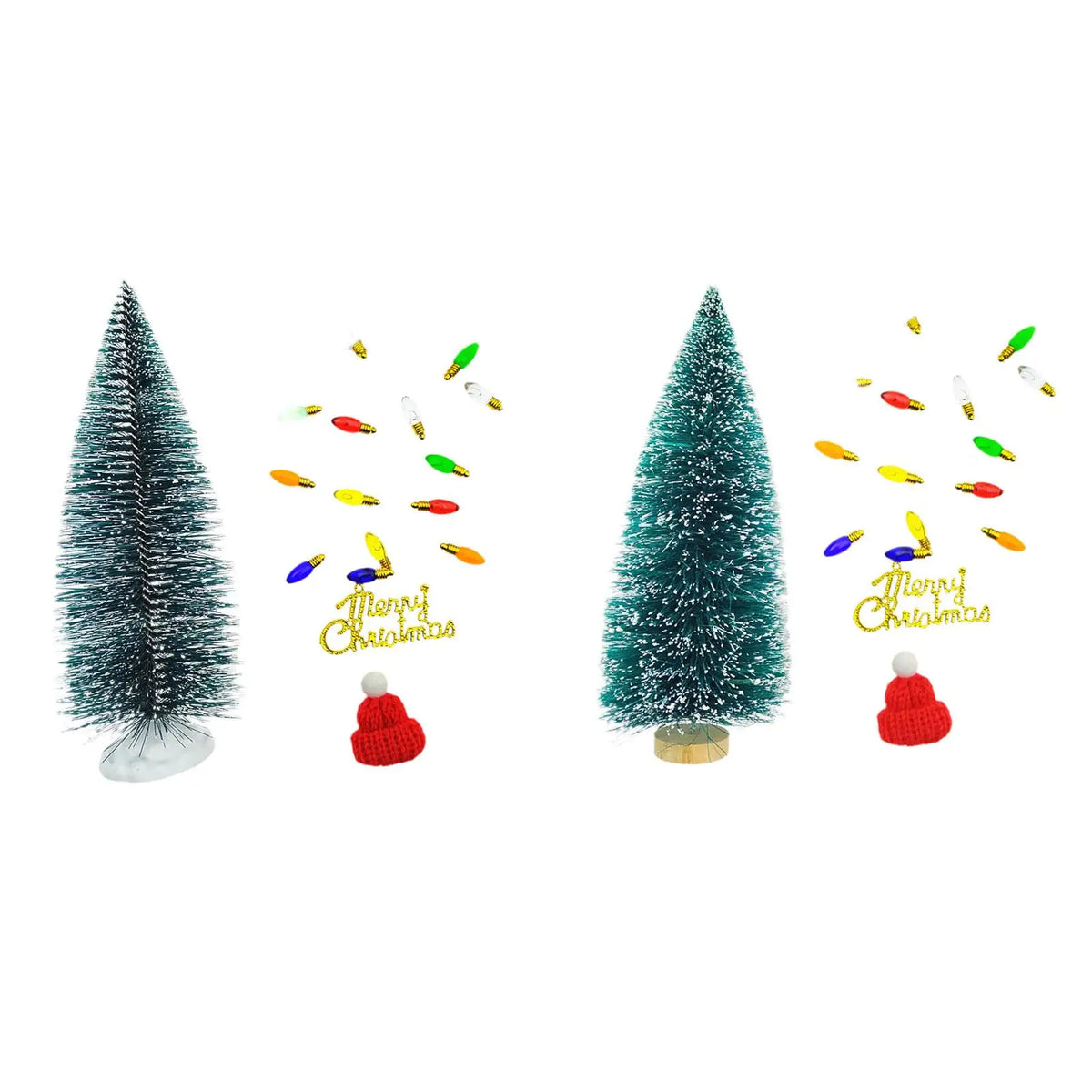 Mini Iron Wire Christmas Tree Sculpture | Holiday Tabletop Décor