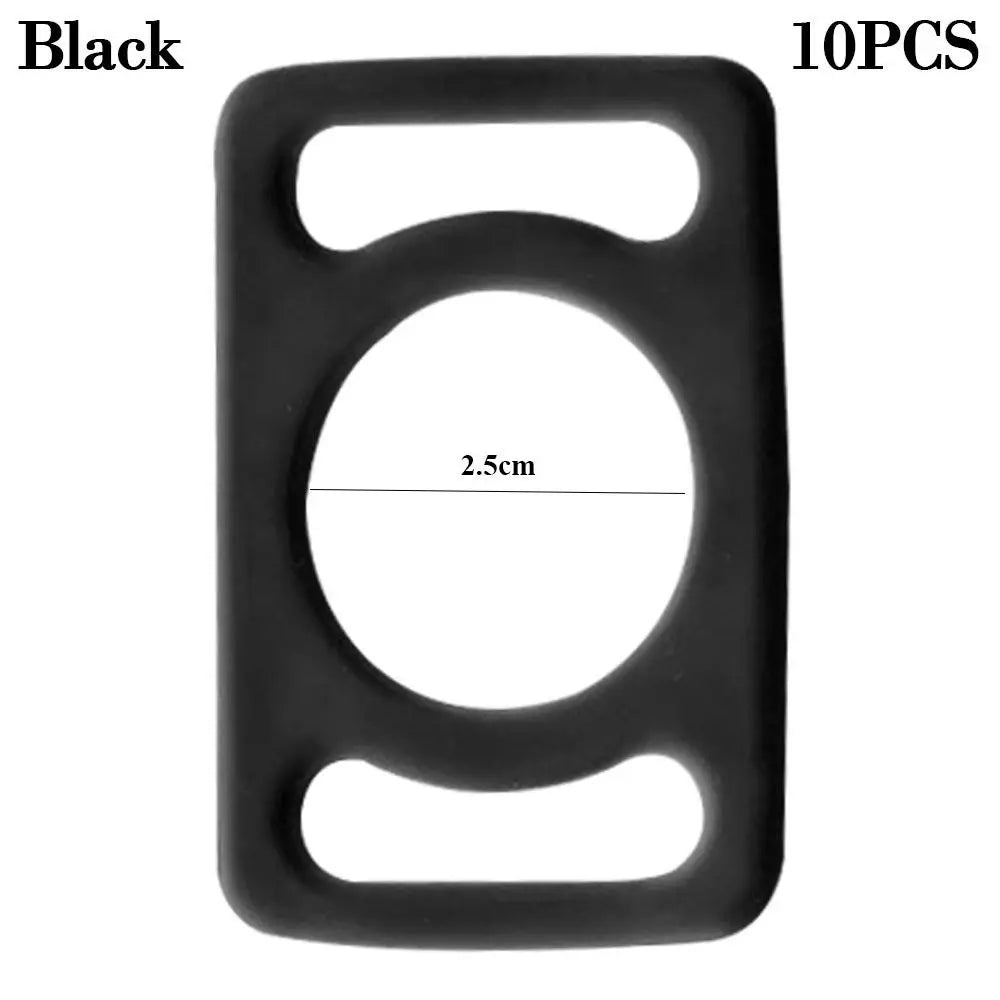 Silicone Water Bottle Holder Carabiner Buckle – 10-Pack