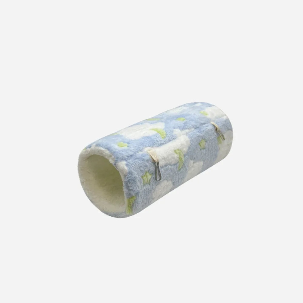 Fleece Guinea Pig Tunnel – Hangable Small Pet Hideout Tube