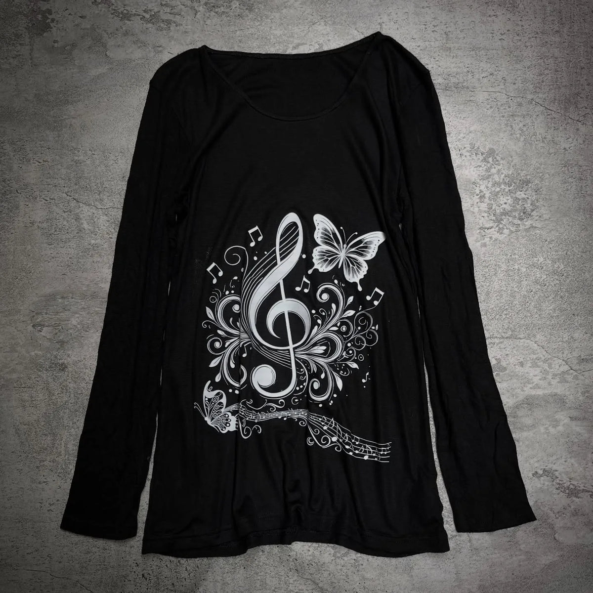 Y2K Women's Graphic Long Sleeve Top | Punk Grunge Streetwear